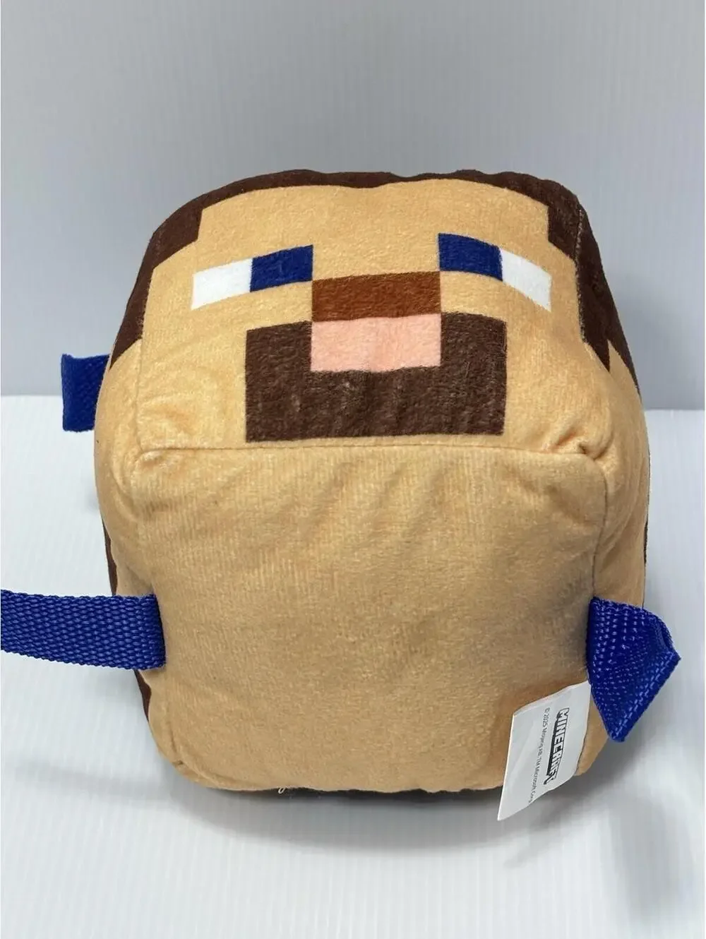 Minecraft Steve Chewy Block Plush, Square Stuffed Dog Toy Mojang NWT